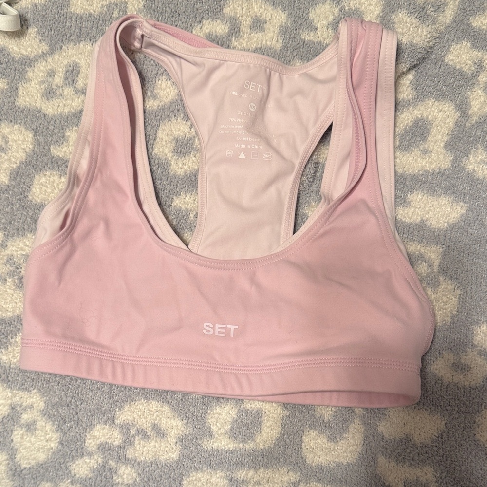 SET Active Light Pink Sports Bra